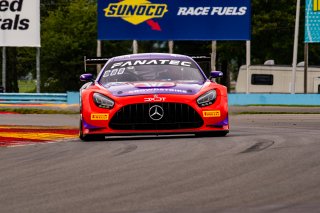 #19 Mercedes-AMG GT3 of Erin Vogel and Michael Cooper, DXDT Racing, GTWCA Pro-Am, SRO America, Watkins Glen International Raceway, Watkins Glen, NY, September 2021. | SRO Motorsports Group