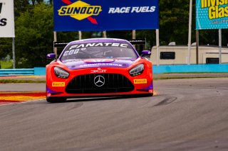 #19 Mercedes-AMG GT3 of Erin Vogel and Michael Cooper, DXDT Racing, GTWCA Pro-Am, SRO America, Watkins Glen International Raceway, Watkins Glen, NY, September 2021. | SRO Motorsports Group