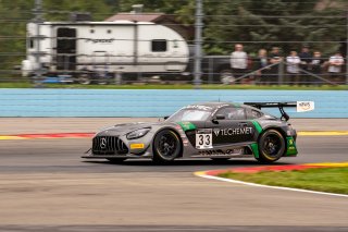 #33 Mercedes-AMG GT3 of Russell Ward and Mikael Grenier, Winward Racing, Fanatec GT World Challenge America powered by AWS, Pro, SRO America, Watkins Glen International raceway, Watkins Glen, NY, September 2021.
 | SRO Motorsports Group