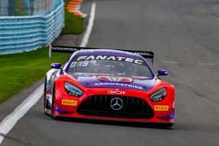 #19 Mercedes-AMG GT3 of Erin Vogel and Michael Cooper, DXDT Racing, GTWCA Pro-Am, SRO America, Watkins Glen International Raceway, Watkins Glen, NY, September 2021. | SRO Motorsports Group