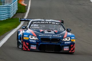 #96 BMW F13 M6 GT3 of Michael Dinan and Robby Foley, Turner Motorsport, Fanatec GT World Challenge America powered by AWS, Pro, SRO America, Watkins Glen International Raceway, Watkins Glen, NY, September 2021. | SRO Motorsports Group