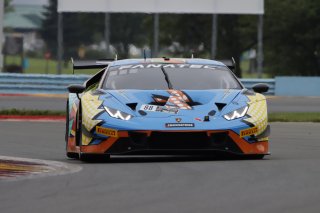 #88 Lamborghini Huracan GT3 of Jason Harward and Madison Snow, Zelus Racing, Fanatec GT World Challenge America powered by AWS, Pro-Am, SRO America, Watkins Glen International raceway, Watkins Glen, NY, September 2021.
 | SRO Motorsports Group