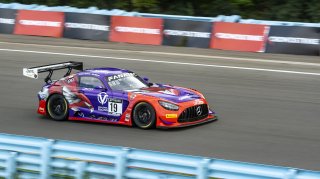 #19 Mercedes-AMG GT3 of Erin Vogel and Michael Cooper, DXDT Racing, GTWCA Pro-Am, SRO America, Watkins Glen International Raceway, Watkins Glen, NY, September 2021. | SRO Motorsports Group