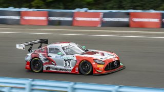 #63 Mercedes-AMG GT3 of David Askew and Ryan Dalziel, DXDT Racing, Fanatec GT World Challenge America powered by AWS, Pro-Am, SRO America, Watkins Glen International raceway, Watkins Glen, NY, September 2021.
 | SRO Motorsports Group