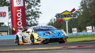 #88 Lamborghini Huracan GT3 of Jason Harward and Madison Snow, Zelus Racing, Fanatec GT World Challenge America powered by AWS, Pro-Am, SRO America, Watkins Glen International raceway, Watkins Glen, NY, September 2021.
 | SRO Motorsports Group