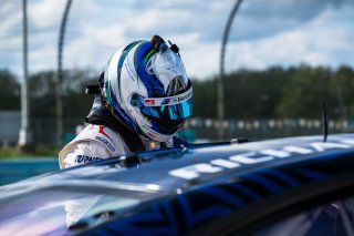 #96 BMW F13 M6 GT3 of Michael Dinan and Robby Foley, Turner Motorsport, Fanatec GT World Challenge America powered by AWS, Pro, SRO America, Watkins Glen International Raceway, Watkins Glen, NY, September 2021. | Fabian Lagunas/SRO