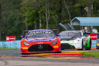 #19 Mercedes-AMG GT3 of Erin Vogel and Michael Cooper, DXDT Racing, GTWCA Pro-Am, SRO America, Watkins Glen International Raceway, Watkins Glen, NY, September 2021. | SRO Motorsports Group