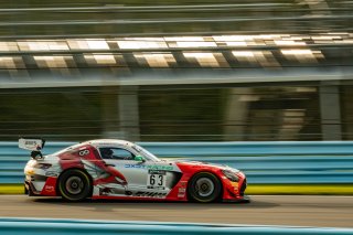 #63 Mercedes-AMG GT3 of David Askew and Ryan Dalziel, DXDT Racing, Fanatec GT World Challenge America powered by AWS, Pro-Am, SRO America, Watkins Glen International raceway, Watkins Glen, NY, September 2021.
 | SRO Motorsports Group