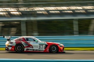 #63 Mercedes-AMG GT3 of David Askew and Ryan Dalziel, DXDT Racing, Fanatec GT World Challenge America powered by AWS, Pro-Am, SRO America, Watkins Glen International raceway, Watkins Glen, NY, September 2021.
 | SRO Motorsports Group