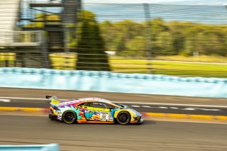 #88 Lamborghini Huracan GT3 of Jason Harward and Madison Snow, Zelus Racing, Fanatec GT World Challenge America powered by AWS, Pro-Am, SRO America, Watkins Glen International raceway, Watkins Glen, NY, September 2021.
 | SRO Motorsports Group
