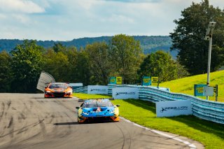 #88 Lamborghini Huracan GT3 of Jason Harward and Madison Snow, Zelus Racing, Fanatec GT World Challenge America powered by AWS, Pro-Am, SRO America, Watkins Glen International raceway, Watkins Glen, NY, September 2021.
 | SRO Motorsports Group