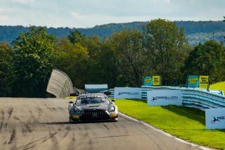 #33 Mercedes-AMG GT3 of Russell Ward and Mikael Grenier, Winward Racing, Fanatec GT World Challenge America powered by AWS, Pro, SRO America, Watkins Glen International raceway, Watkins Glen, NY, September 2021.
 | SRO Motorsports Group