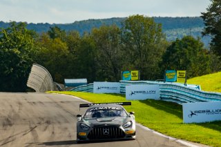 #33 Mercedes-AMG GT3 of Russell Ward and Mikael Grenier, Winward Racing, Fanatec GT World Challenge America powered by AWS, Pro, SRO America, Watkins Glen International raceway, Watkins Glen, NY, September 2021.
 | SRO Motorsports Group