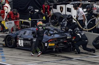 #3 Lamborghini Huracan GT3 of Andrea Caldarelli and Jordan Pepper, K-PAX Racing, GT World Challenge America, Pro, SRO America, Watkins Glen International Raceway, Watkins Glen, NY, Sep 2021. | Brian Cleary/SRO