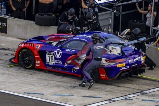 #19 Mercedes-AMG GT3 of Erin Vogel and Michael Cooper, DXDT Racing, GTWCA Pro-Am, SRO America, Watkins Glen International Raceway, Watkins Glen, NY, September 2021. | Brian Cleary/SRO
