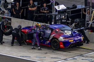#19 Mercedes-AMG GT3 of Erin Vogel and Michael Cooper, DXDT Racing, GTWCA Pro-Am, SRO America, Watkins Glen International Raceway, Watkins Glen, NY, September 2021. | Brian Cleary/SRO