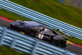 #3 Lamborghini Huracan GT3 of Andrea Caldarelli and Jordan Pepper, K-PAX Racing, GT World Challenge America, Pro, SRO America, Watkins Glen International Raceway, Watkins Glen, NY, Sep 2021. | Brian Cleary/SRO