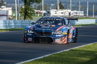 #96 BMW F13 M6 GT3 of Michael Dinan and Robby Foley, Turner Motorsport, Fanatec GT World Challenge America powered by AWS, Pro, SRO America, Watkins Glen International Raceway, Watkins Glen, NY, September 2021. | SRO Motorsports Group