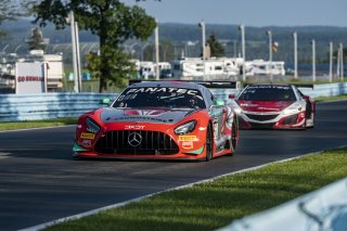 #63 Mercedes-AMG GT3 of David Askew and Ryan Dalziel, DXDT Racing, Fanatec GT World Challenge America powered by AWS, Pro-Am, SRO America, Watkins Glen International raceway, Watkins Glen, NY, September 2021.
 | SRO Motorsports Group