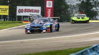 #96 BMW F13 M6 GT3 of Michael Dinan and Robby Foley, Turner Motorsport, Fanatec GT World Challenge America powered by AWS, Pro, SRO America, Watkins Glen International Raceway, Watkins Glen, NY, September 2021. | SRO Motorsports Group