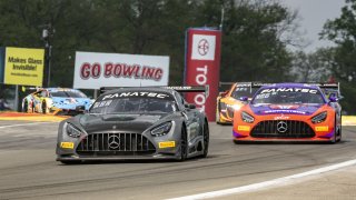#33 Mercedes-AMG GT3 of Russell Ward and Mikael Grenier, Winward Racing, Fanatec GT World Challenge America powered by AWS, Pro, SRO America, Watkins Glen International raceway, Watkins Glen, NY, September 2021.
 | SRO Motorsports Group