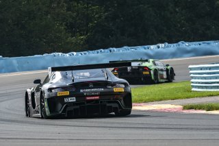 #33 Mercedes-AMG GT3 of Russell Ward and Mikael Grenier, Winward Racing, Fanatec GT World Challenge America powered by AWS, Pro, SRO America, Watkins Glen International raceway, Watkins Glen, NY, September 2021.
 | SRO Motorsports Group