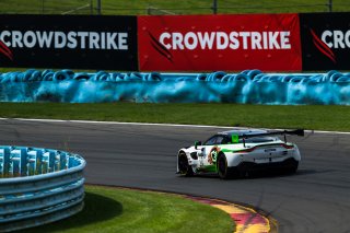 #12 Aston Martin Vantage AMR GT3 of Drew Staveley and Frank Gannett, Ian Lacy Racing, Fanatec GT World Challenge America powered by AWS, Pro-Am, SRO America, Watkins Glen International Raceway, Watkins Glen, NY, September 2021. | Fabian Lagunas/SRO