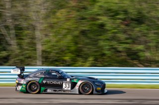#33 Mercedes-AMG GT3 of Russell Ward and Mikael Grenier, Winward Racing, Fanatec GT World Challenge America powered by AWS, Pro, SRO America, Watkins Glen International raceway, Watkins Glen, NY, September 2021.
 | SRO Motorsports Group