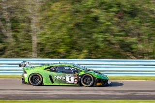 #6 Lamborghini Huracan GT3 of Corey Lewis and Giovanni Venturini, K-PAX Racing, Fanatec GT World Challenge America powered by AWS, Pro, SRO America, Watkins Glen International Raceway, Watkins Glen, NY, September 2021. | SRO Motorsports Group