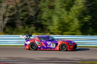 #19 Mercedes-AMG GT3 of Erin Vogel and Michael Cooper, DXDT Racing, GTWCA Pro-Am, SRO America, Watkins Glen International Raceway, Watkins Glen, NY, September 2021. | SRO Motorsports Group