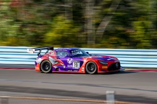 #19 Mercedes-AMG GT3 of Erin Vogel and Michael Cooper, DXDT Racing, GTWCA Pro-Am, SRO America, Watkins Glen International Raceway, Watkins Glen, NY, September 2021. | SRO Motorsports Group