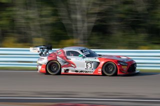 #63 Mercedes-AMG GT3 of David Askew and Ryan Dalziel, DXDT Racing, Fanatec GT World Challenge America powered by AWS, Pro-Am, SRO America, Watkins Glen International raceway, Watkins Glen, NY, September 2021.
 | SRO Motorsports Group