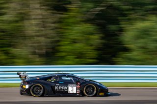 #3 Lamborghini Huracan GT3 of Andrea Caldarelli and Jordan Pepper, K-PAX Racing, GT World Challenge America, Pro, SRO America, Watkins Glen International Raceway, Watkins Glen, NY, Sep 2021. | SRO Motorsports Group