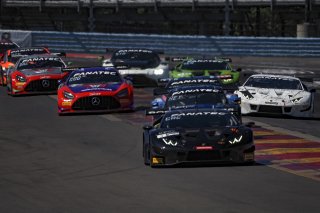 #3 Lamborghini Huracan GT3 of Andrea Caldarelli and Jordan Pepper, K-PAX Racing, GT World Challenge America, Pro, SRO America, Watkins Glen International Raceway, Watkins Glen, NY, Sep 2021. | SRO Motorsports Group