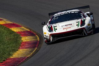 #61 Ferrari 488 GT3 of Jean-Claude Saada and Conrad Grunewald, AF Corse, Fanatec GT World Challenge America powered by AWS, Am, SRO America, Watkins Glen International raceway, Watkins Glen, NY, September 2021.
 | SRO Motorsports Group