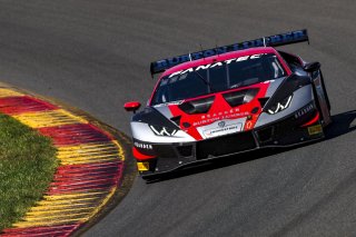 #91 Lamborghini Huracan GT3 of Jeff Burton and Vesko Kozarov, Rearden Racing, GTWCA, Pro-Am, Watkins Glen International Raceway, Watkins Glen, NY, September 2021. | SRO Motorsports Group