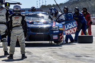 #96 BMW F13 M6 GT3 of Michael Dinan and Robby Foley, Turner Motorsport, Fanatec GT World Challenge America powered by AWS, Pro, SRO America, Watkins Glen International Raceway, Watkins Glen, NY, September 2021. | SRO Motorsports Group