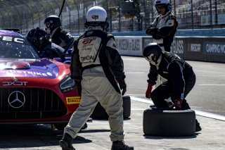 #19 Mercedes-AMG GT3 of Erin Vogel and Michael Cooper, DXDT Racing, GTWCA Pro-Am, SRO America, Watkins Glen International Raceway, Watkins Glen, NY, September 2021. | SRO Motorsports Group
