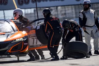 #77 Acura NSX GT3 of Michael Di Meo and Matt McMurry, Compass Racing, Fanatec GT World Challenge America powered by AWS, Pro-Am, SRO America, Watkins Glen International raceway, Watkins Glen, NY, September 2021.
 | SRO Motorsports Group