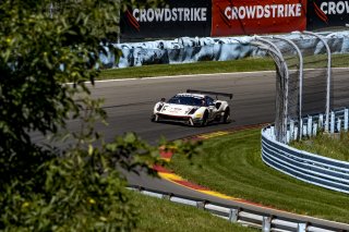 #61 Ferrari 488 GT3 of Jean-Claude Saada and Conrad Grunewald, AF Corse, Fanatec GT World Challenge America powered by AWS, Am, SRO America, Watkins Glen International raceway, Watkins Glen, NY, September 2021.
 | SRO Motorsports Group