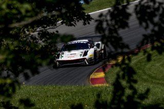 #61 Ferrari 488 GT3 of Jean-Claude Saada and Conrad Grunewald, AF Corse, Fanatec GT World Challenge America powered by AWS, Am, SRO America, Watkins Glen International raceway, Watkins Glen, NY, September 2021.
 | SRO Motorsports Group