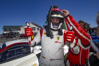 #61 Ferrari 488 GT3 of Jean-Claude Saada and Conrad Grunewald, AF Corse, Fanatec GT World Challenge America powered by AWS, Am, SRO America, Watkins Glen International raceway, Watkins Glen, NY, September 2021.
 | SRO Motorsports Group
