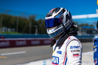 #96 BMW F13 M6 GT3 of Michael Dinan and Robby Foley, Turner Motorsport, Fanatec GT World Challenge America powered by AWS, Pro, SRO America, Watkins Glen International Raceway, Watkins Glen, NY, September 2021. | Fabian Lagunas/SRO