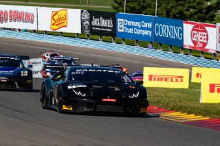 #3 Lamborghini Huracan GT3 of Andrea Caldarelli and Jordan Pepper, K-PAX Racing, GT World Challenge America, Pro, SRO America, Watkins Glen International Raceway, Watkins Glen, NY, Sep 2021. | SRO Motorsports Group