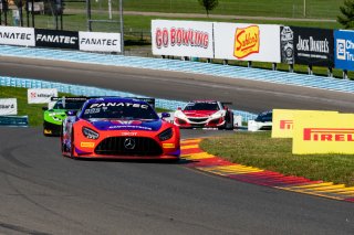#19 Mercedes-AMG GT3 of Erin Vogel and Michael Cooper, DXDT Racing, GTWCA Pro-Am, SRO America, Watkins Glen International Raceway, Watkins Glen, NY, September 2021. | SRO Motorsports Group