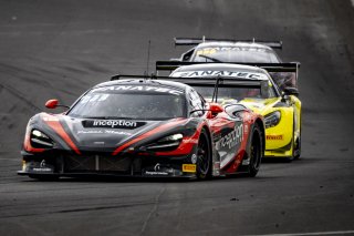 #70 McLaren 720S GT3 of Brendan Iribe, Ollie Millroy, and Kevin Madsen, inception racing, GTWCA Pro-Am, IGTC Pro Am, SRO, Indianapolis Motor Speedway, Indianapolis, IN, USA, October 2021 | Brian Cleary/SRO