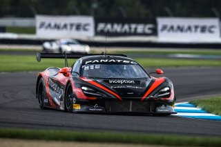 #70 McLaren 720S GT3 of Brendan Iribe, Ollie Millroy, and Kevin Madsen, inception racing, GTWCA Pro-Am, IGTC Pro Am, SRO, Indianapolis Motor Speedway, Indianapolis, IN, USA, October 2021 | Fabian Lagunas/SRO