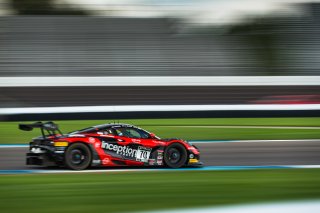 #70 McLaren 720S GT3 of Brendan Iribe, Ollie Millroy, and Kevin Madsen, inception racing, GTWCA Pro-Am, IGTC Pro Am, SRO, Indianapolis Motor Speedway, Indianapolis, IN, USA, October 2021 | Fabian Lagunas/SRO