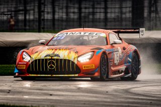 #75 Mercedes-AMG GT3 of Kenny Habul, Martin Konrad and Michael Grenier, SunEnergy 1 Racing, Intercontinental GT Challenge, GT3 Pro Am\SRO, Indianapolis Motor Speedway, Indianapolis, IN, USA, October 2021
 | Sarah Weeks/SRO             