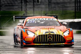 #75 Mercedes-AMG GT3 of Kenny Habul, Martin Konrad and Michael Grenier, SunEnergy 1 Racing, Intercontinental GT Challenge, GT3 Pro Am\SRO, Indianapolis Motor Speedway, Indianapolis, IN, USA, October 2021
 | Sarah Weeks/SRO             